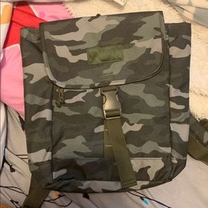 PINK camo mini backpack NWT